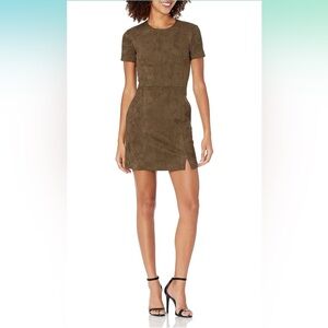 FRENCH CONNECTION Faux-Suede Dress US2, New With Tags